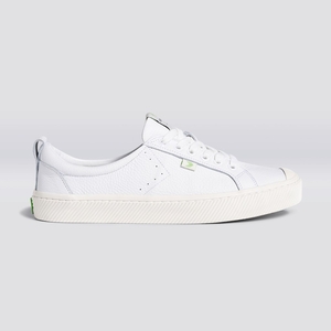 OCA LOW Cariuma Low Top Premium Cuir Blanche Femme | CSE-2423915